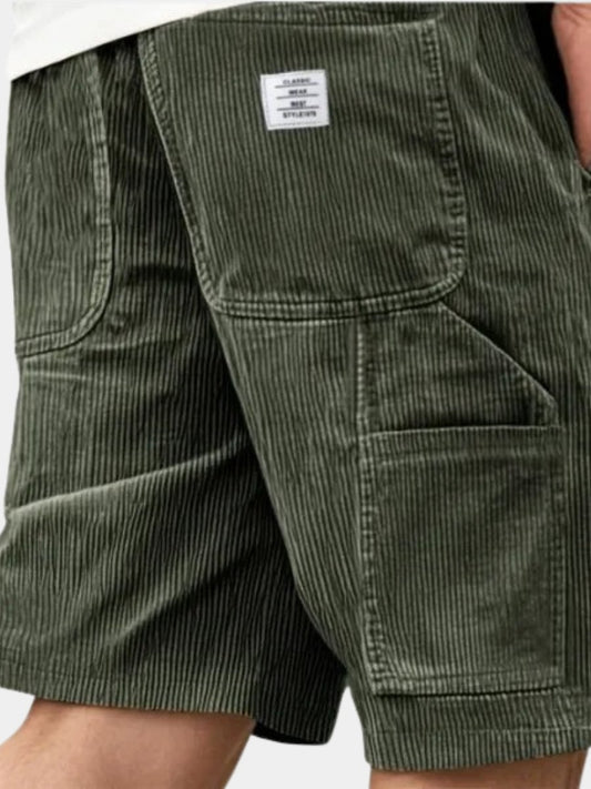 Men's Cargo Corduroy Shorts Pants Hero
