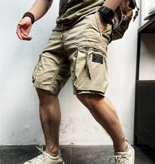 Men's Casual Drawstring Outdoor Cargo Shorts | Utility Strap Hero