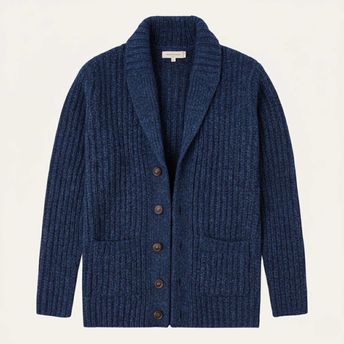 Men's Chunky Knit Shawl Collar Cardigan | Cable-Knit Winter Lifestyle