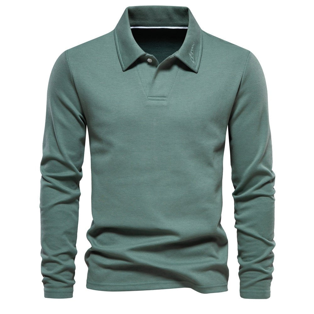 Men's Classic Fit Polo Shirt | Spread Collar Everyday Style Detail