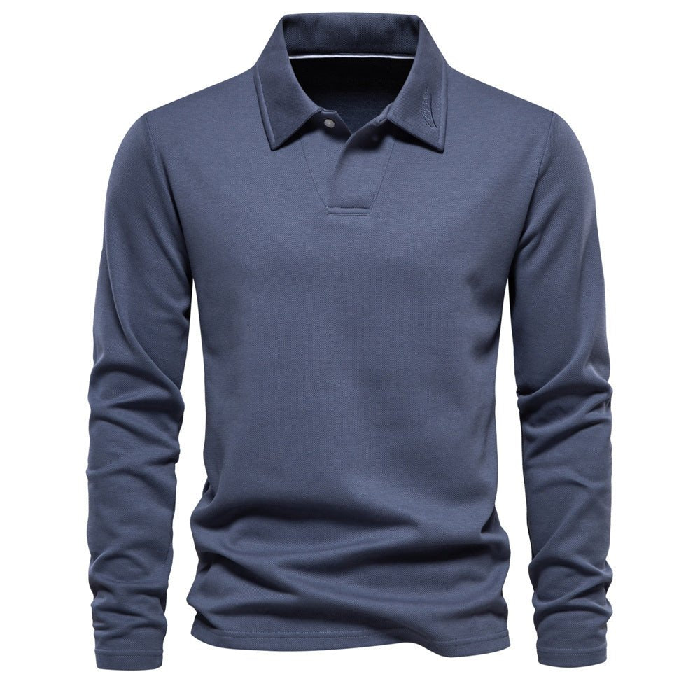 Men's Classic Fit Polo Shirt | Spread Collar Everyday Style Side