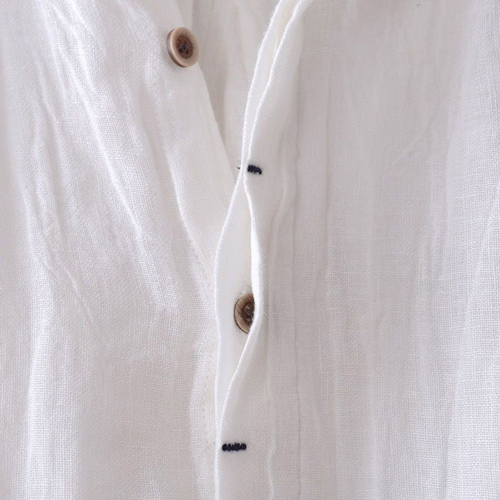 Men's Crinkle Bologna Linen Shirt | Short Sleeve Lifestyle
