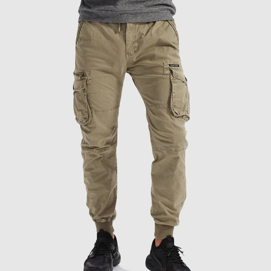 Men's Drawstring Cuffed Cargo Joggers | Relaxed Everyday Fit Hero