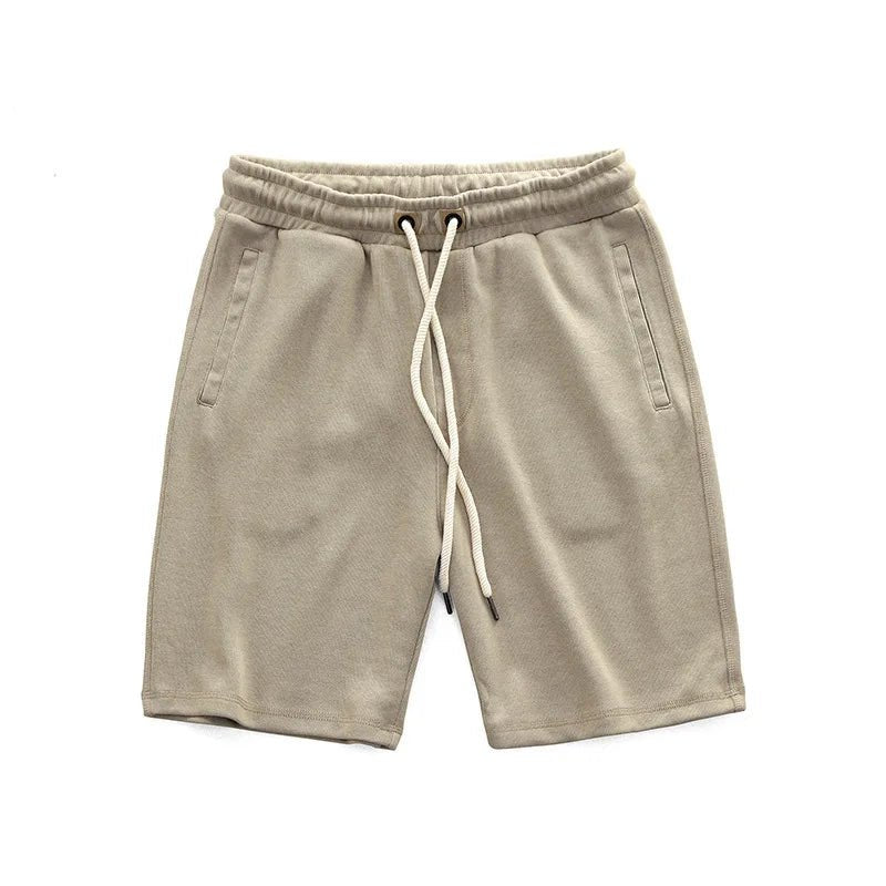 Men's Drawstring Knit Shorts | Relaxed Fit Back