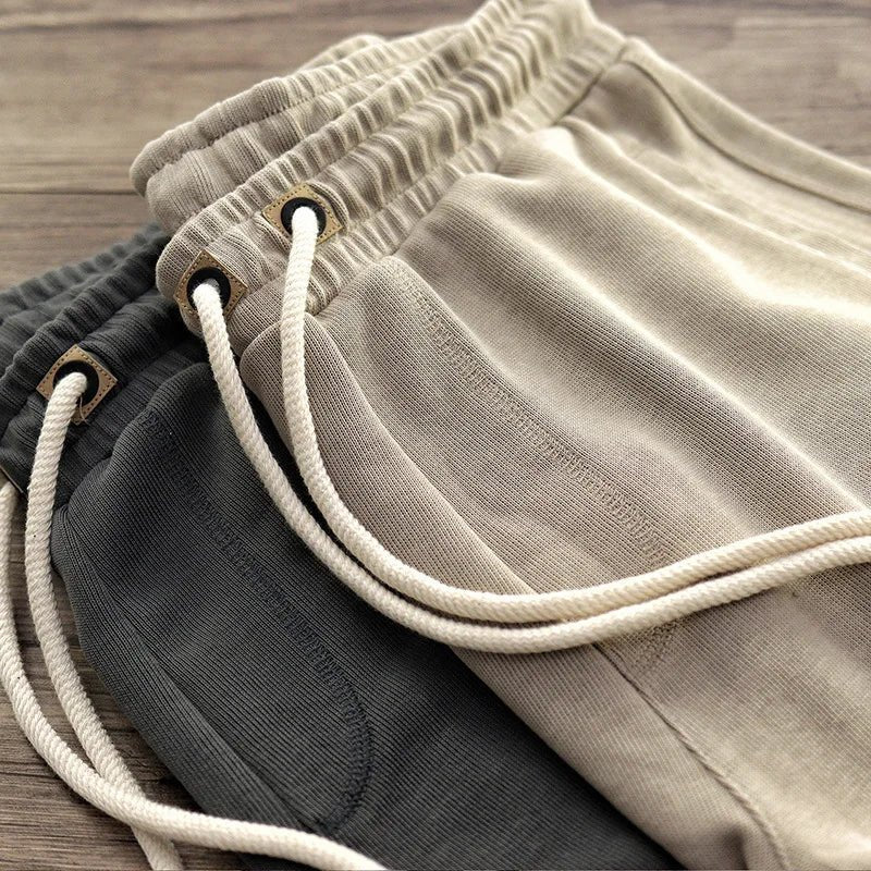 Men's Drawstring Knit Shorts | Relaxed Fit Front