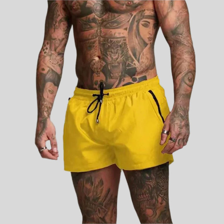 Men's Drawstring Swimwear Shorts Angle