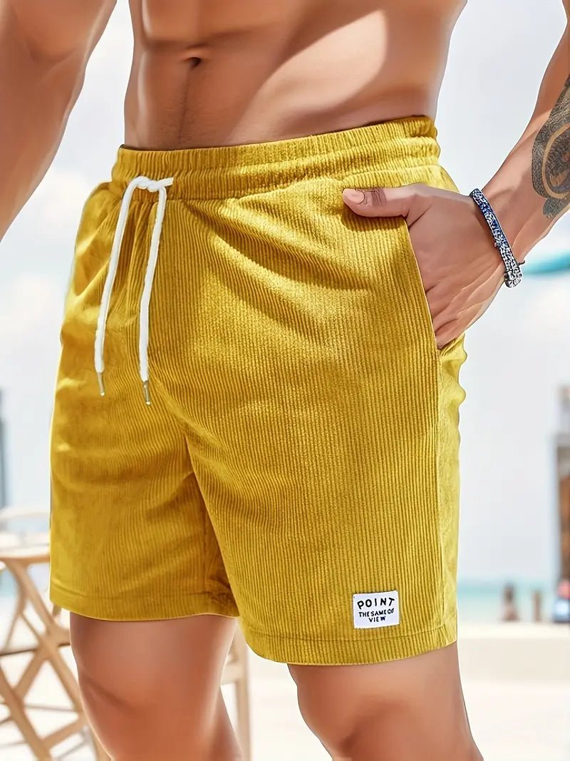 Men's Elastic Waist Swimwear Shorts Back