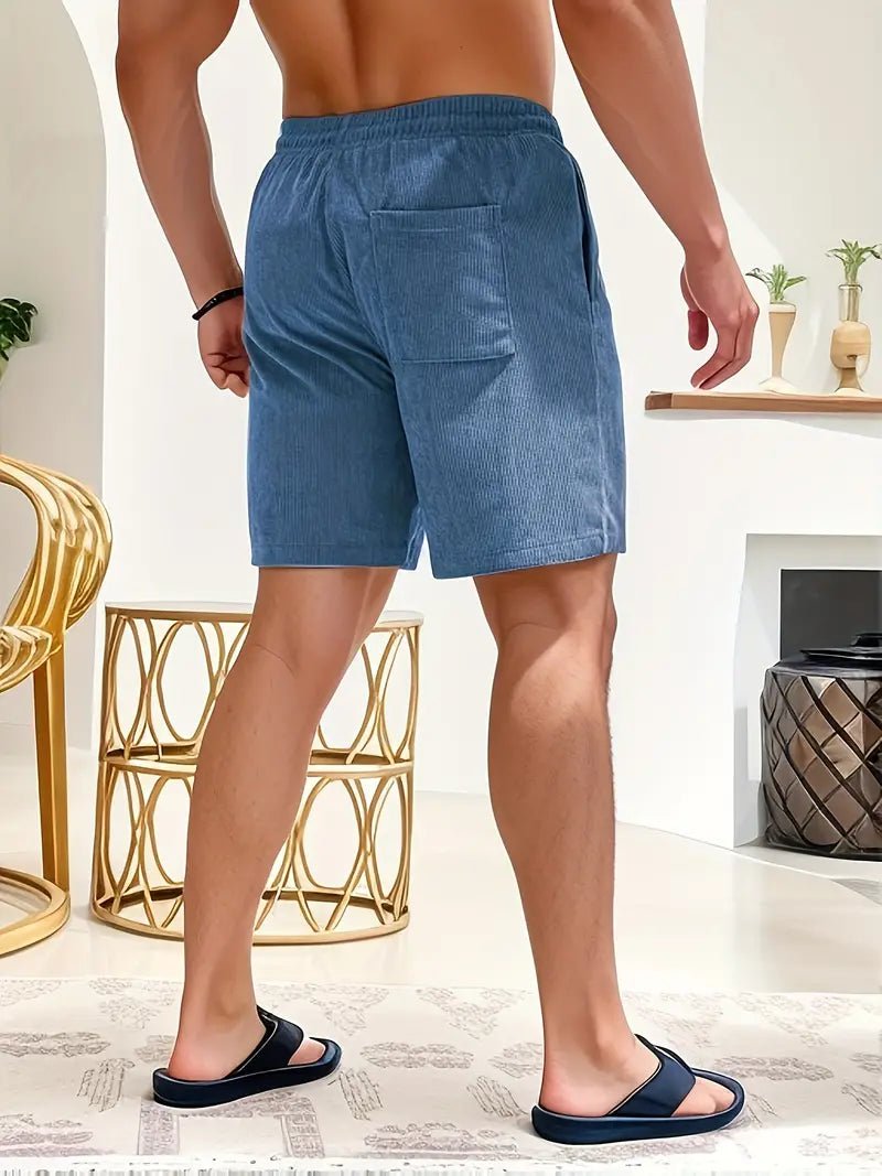 Men's Elastic Waist Swimwear Shorts View 12