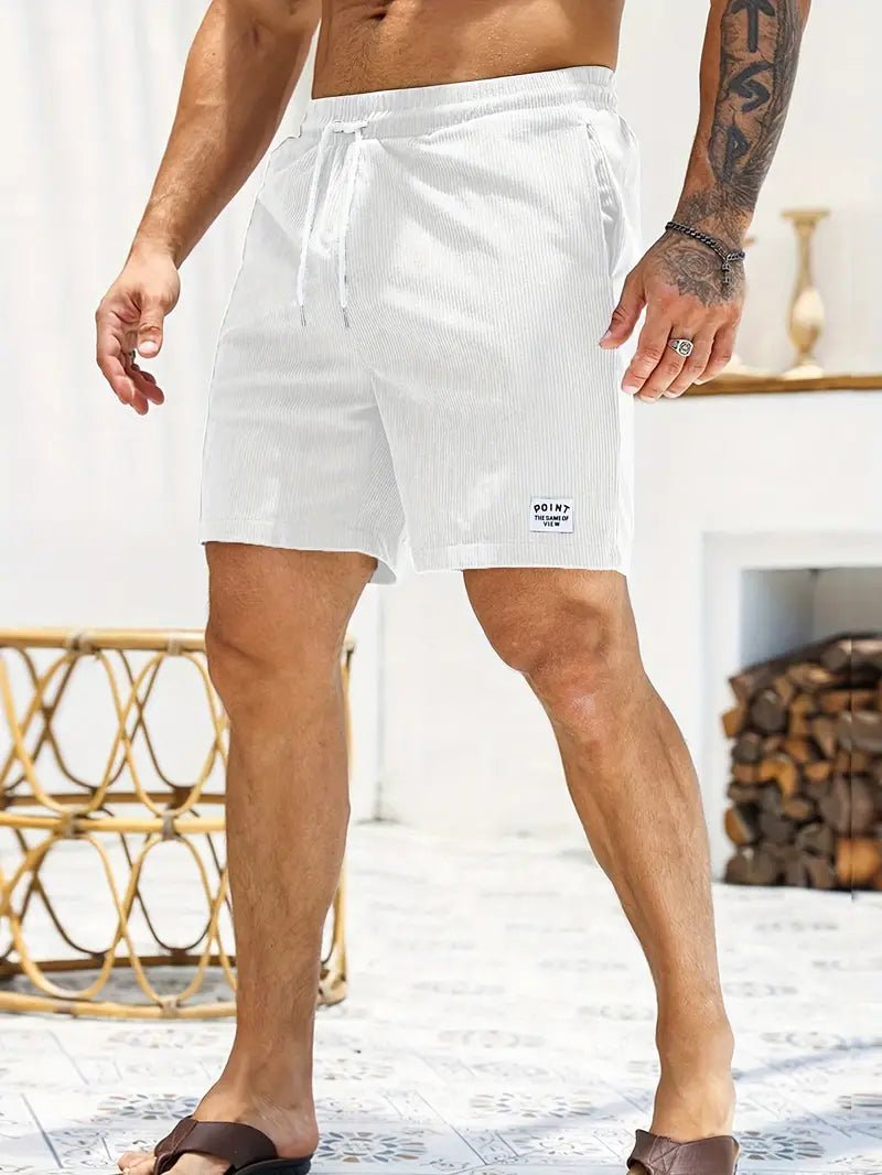Men's Elastic Waist Swimwear Shorts View 15