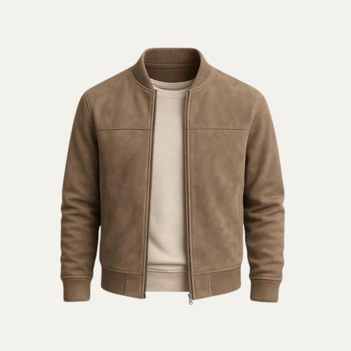 Men's Elegant Jacket | Ribbed Collar Smart Fit Hero