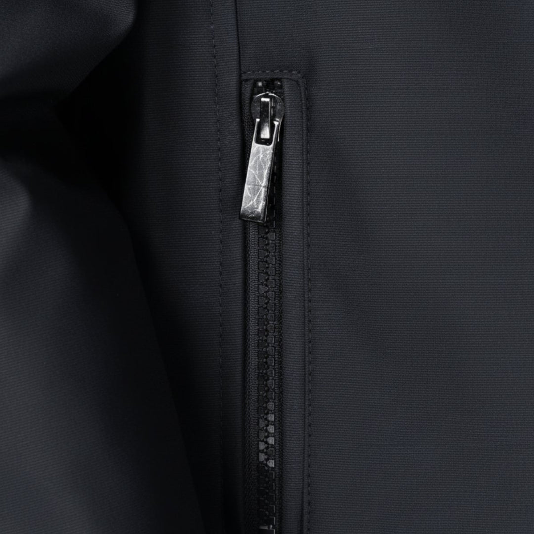 Men's Elegant Warm Lined Jacket | Fleece Bomber Collar Alternate