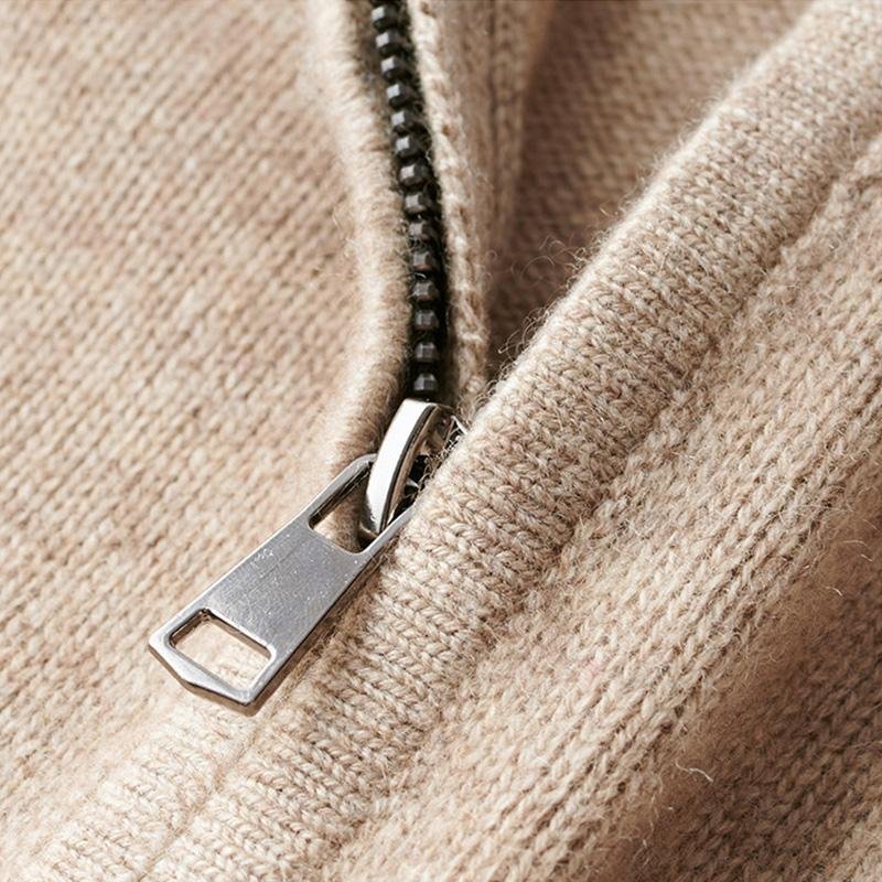 Men's Half Zip Mock Neck Sweater | Quarter-Zip Knit Fit Lifestyle