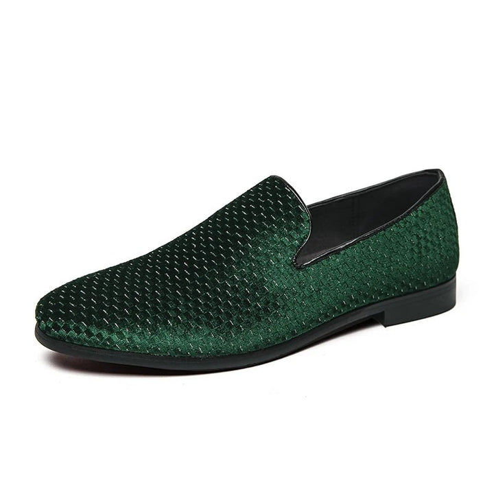 Men's Italian Suede Loafers | Woven Velvet Lifestyle