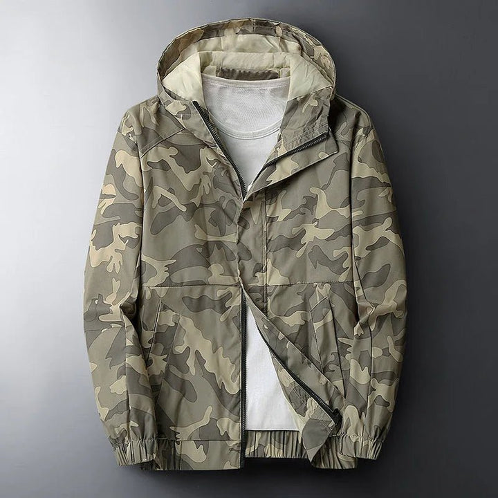 Men's Lightweight Camo Jacket | Wind Resistant Back
