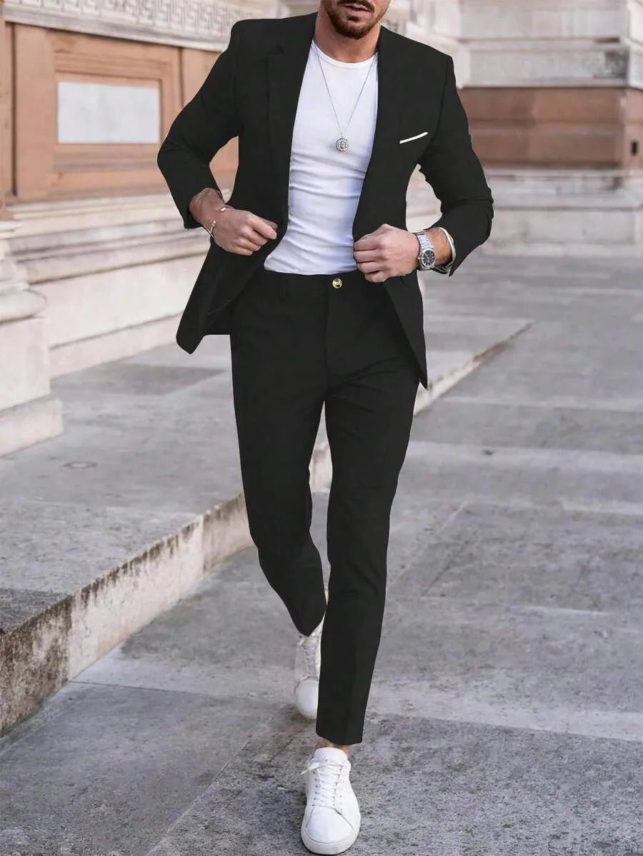 Men's Lightweight Summer Two Piece Set View 12