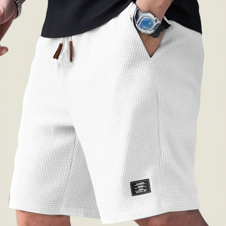 Men's Lightweight Summer Waffle Shorts Pants Alternate