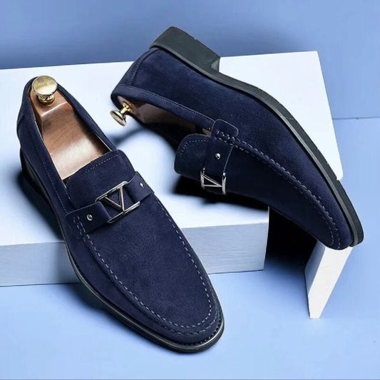 Men's Metal Buckle Loafers | Urban Hero