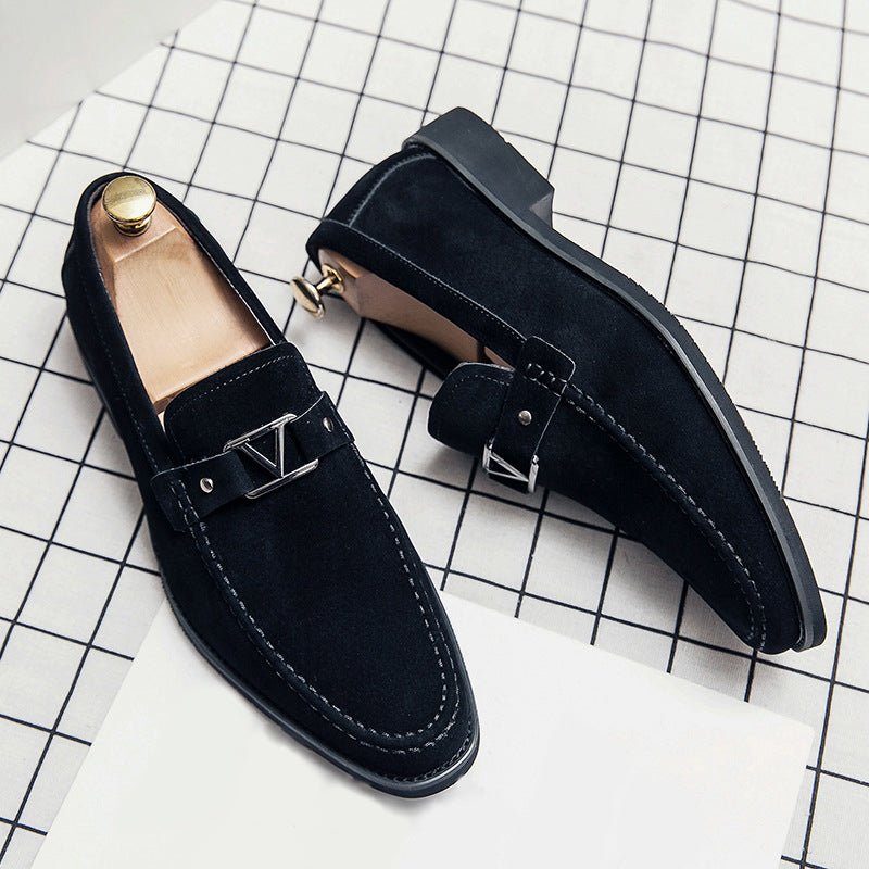 Men's Metal Buckle Loafers | Urban Side