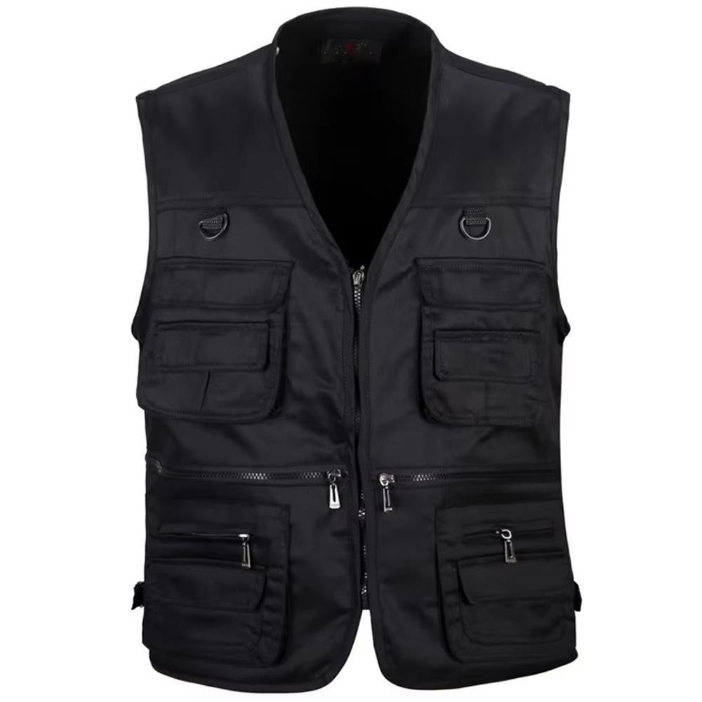 Men's Multi Pocket Hiking Vest | Outdoor Back