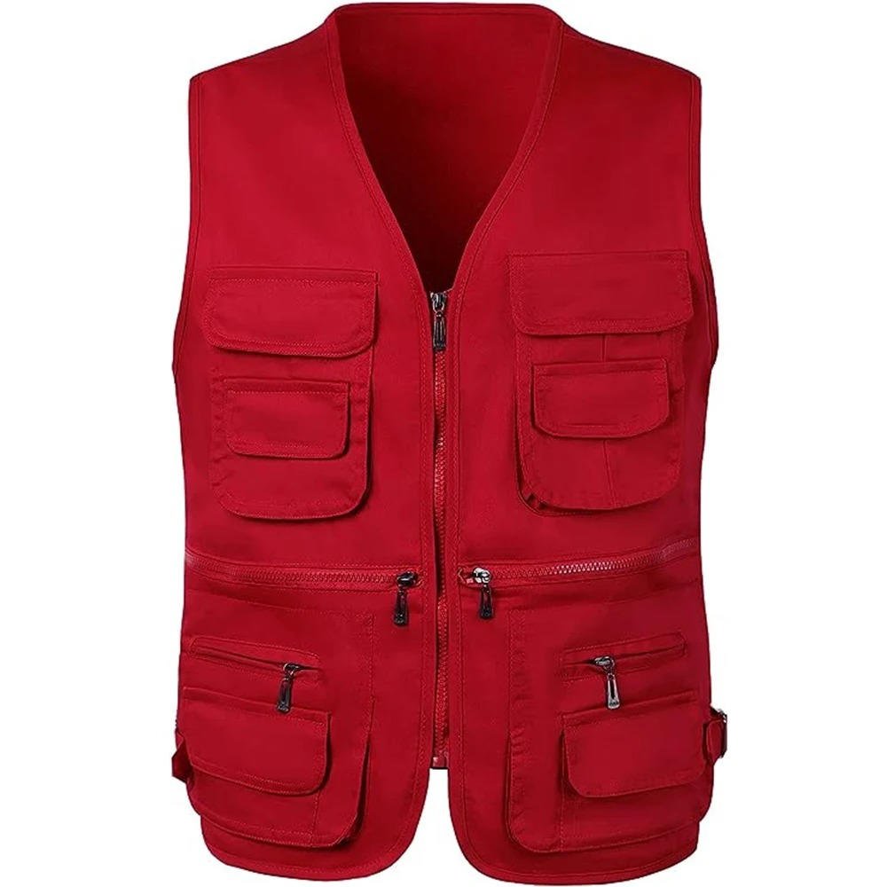 Men's Multi Pocket Hiking Vest | Outdoor Close Up