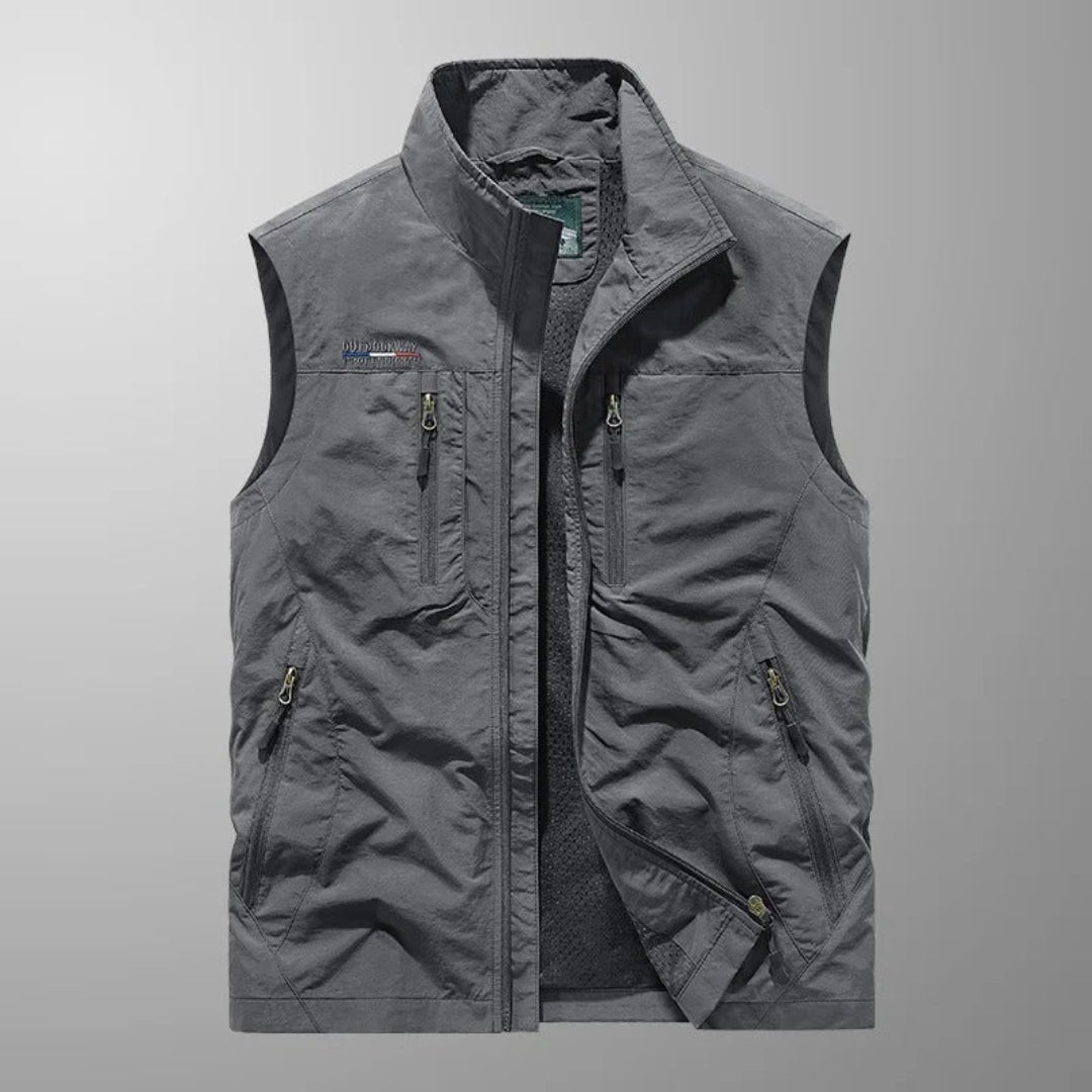 Men's Multi Pocket Utility Coats & Jackets Close Up