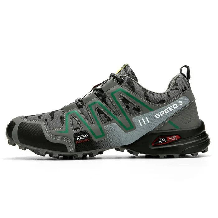 Men's Orthopedic Support Sneakers | Camo Cushioned Sole Back