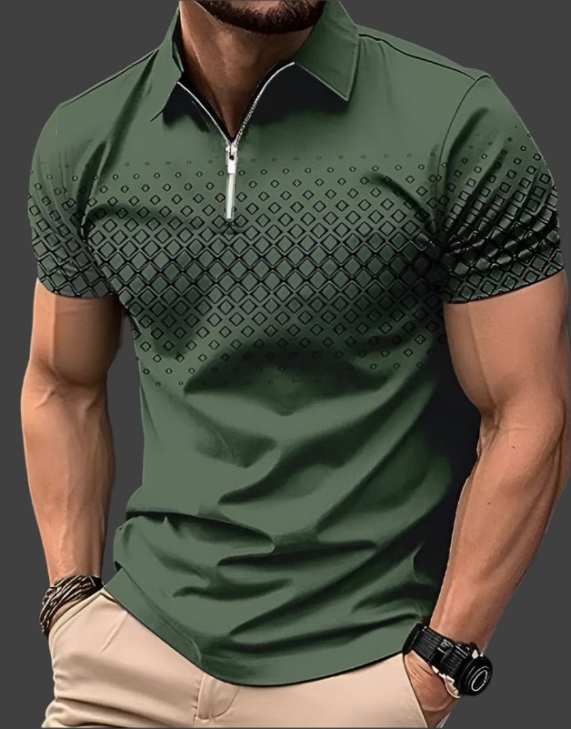 Men's Pique Polo Shirts | Classic Tennis Tail Hem Side