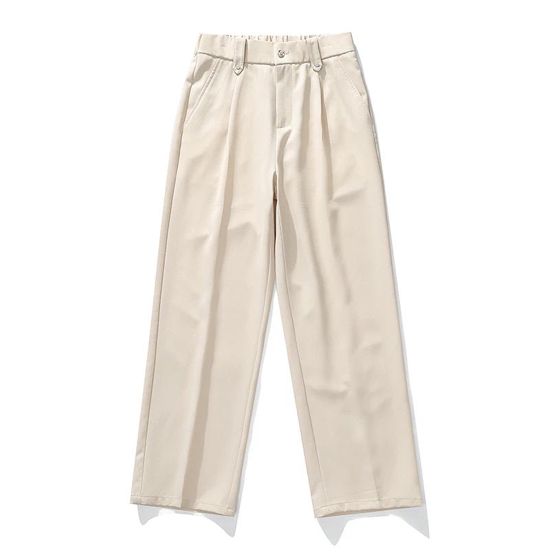 Men's Pleated Chino Trousers | Relaxed Fit Lifestyle