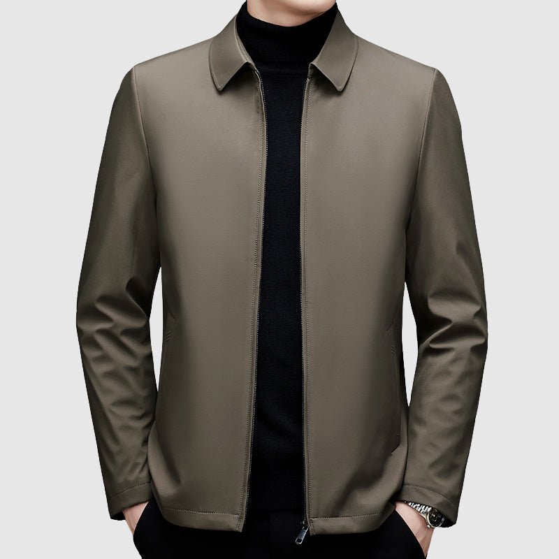 Men's Point Collar Down Jacket | Duck-Down Winter Coat Hero