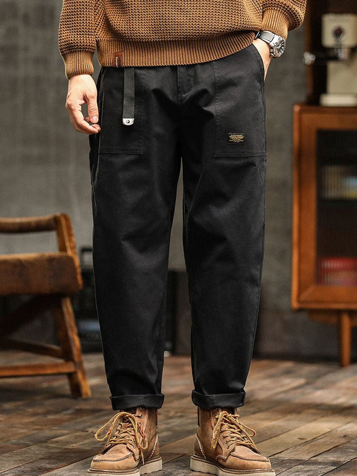 Men's Relaxed Cotton Utility Pants View 13
