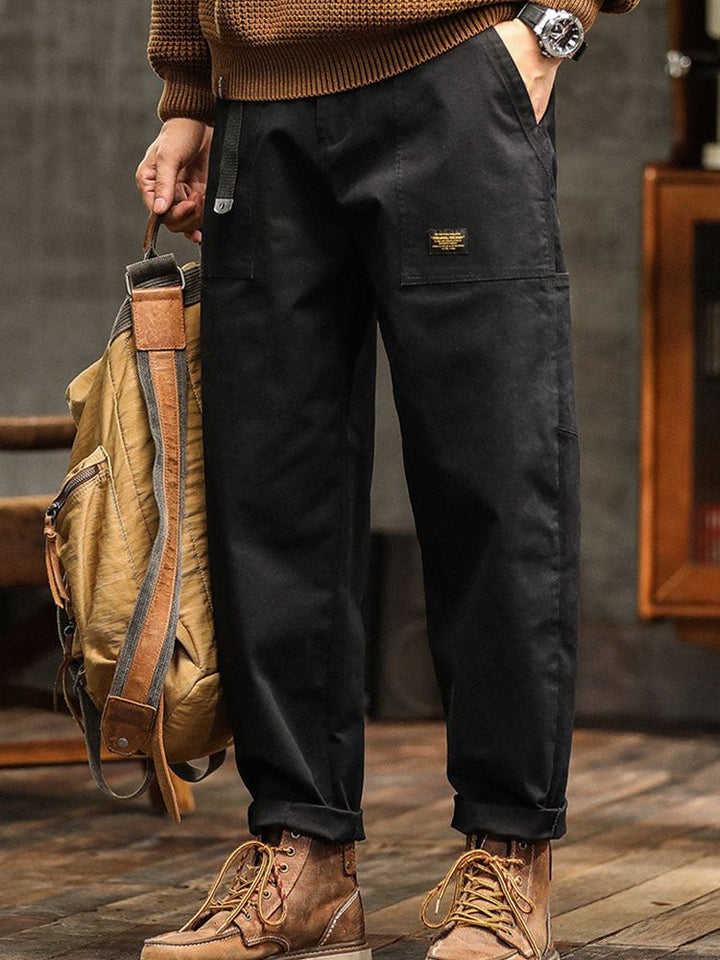 Men's Relaxed Cotton Utility Pants View 14