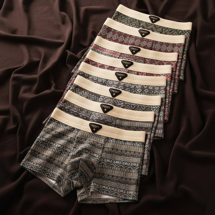 Men's Retro Cotton Boxer Loungewear Side