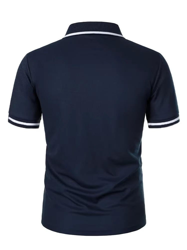 Men's Short Sleeve Polo Shirt | Chest Pocket View 11