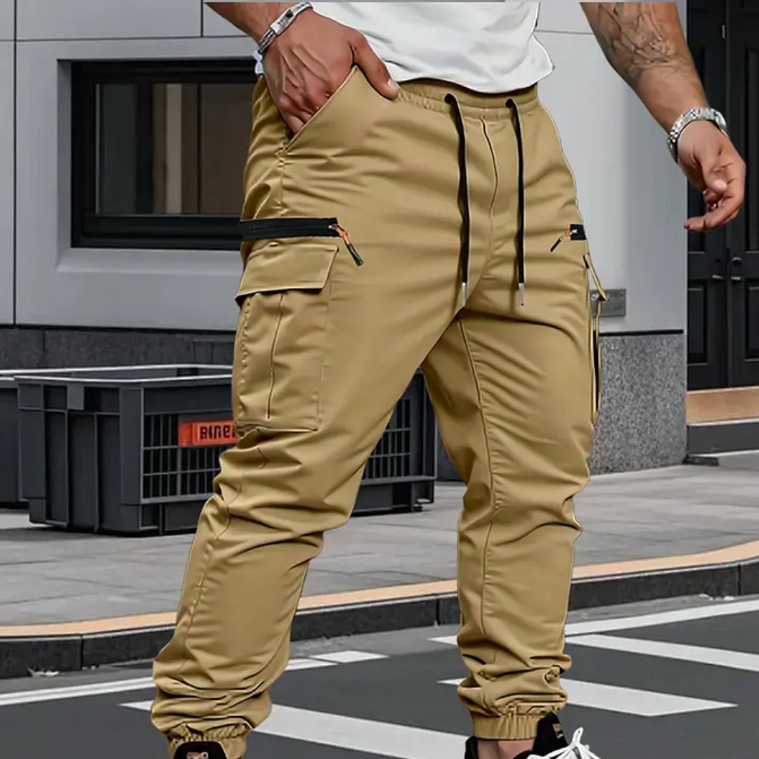 Men's Stretch Jogger Cargo Pants Front