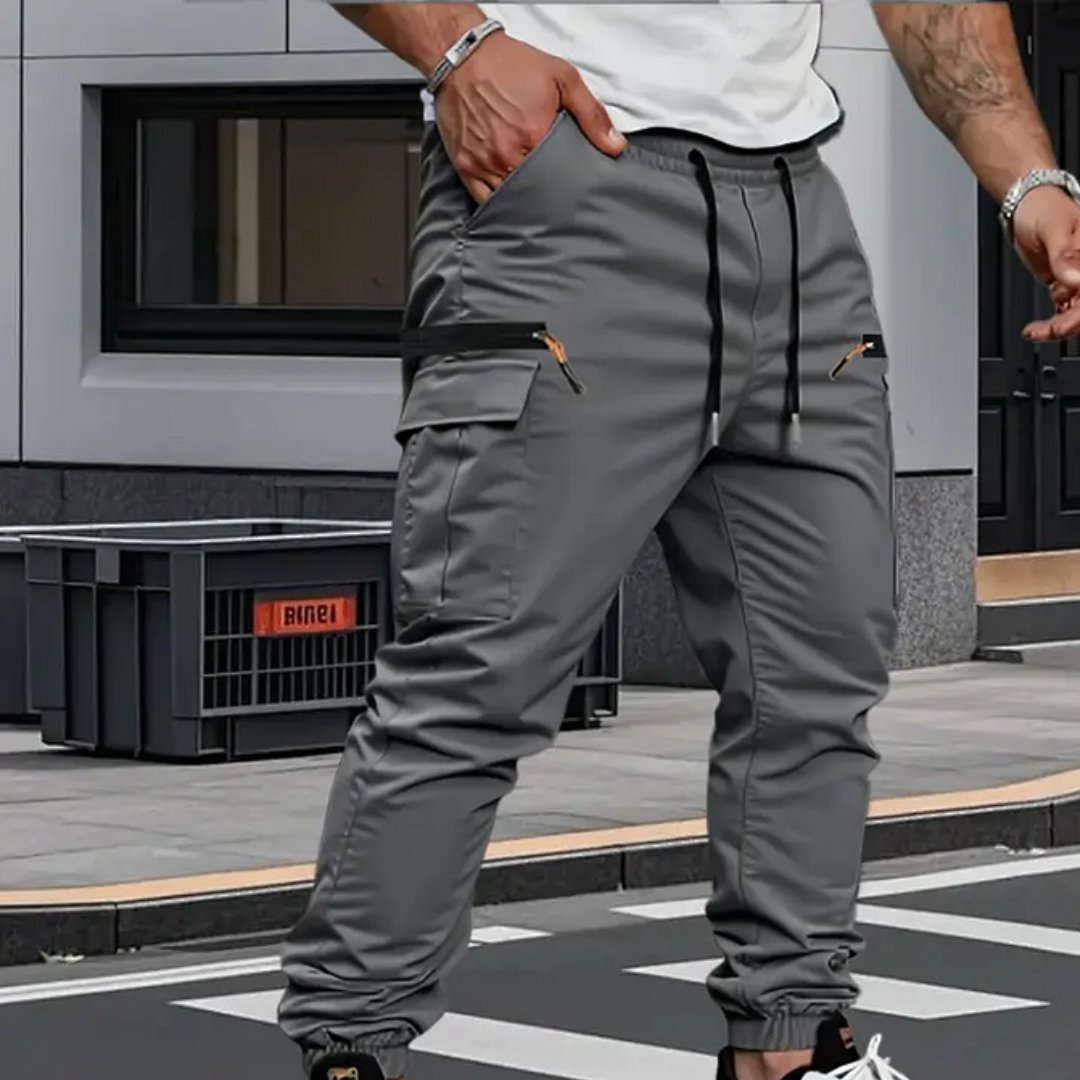 Men's Stretch Jogger Cargo Pants Side