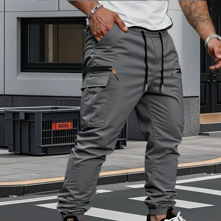 Men's Stretch Jogger Cargo Pants Side