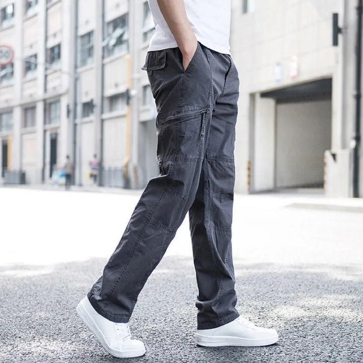 Men's Stretch Organic Cotton Cargo Pants Detail
