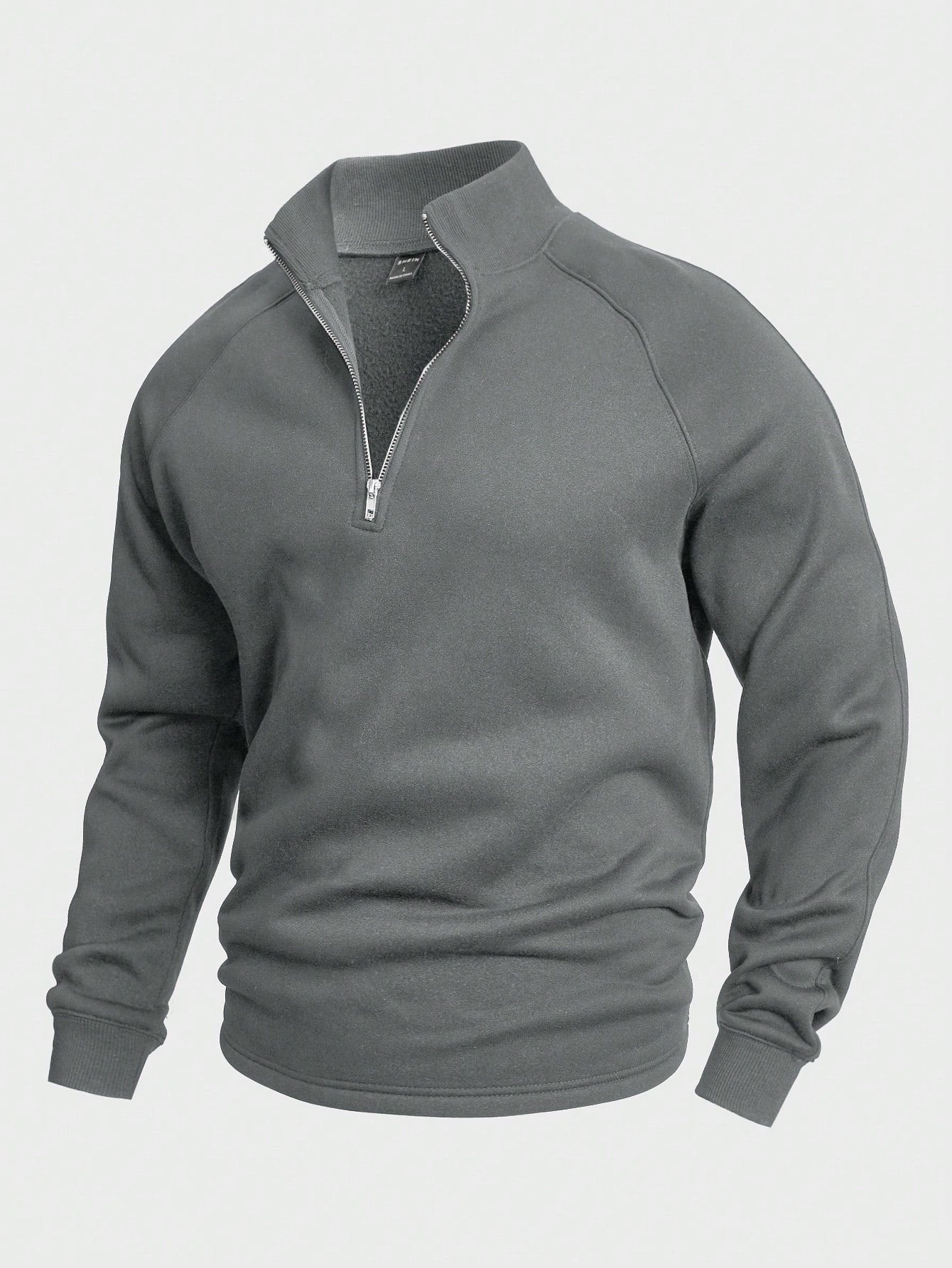 Men's Stylish Zip High Neck Sweater | Layering Knit Fit Side