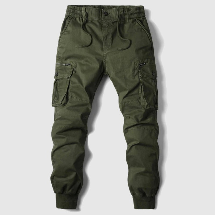Men's Tactical Cargo Joggers Pants Close Up