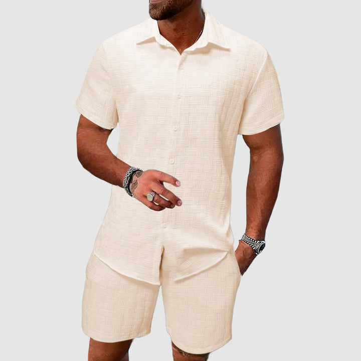 Men's Textured Oceanway Duo Set | Lightweight Front