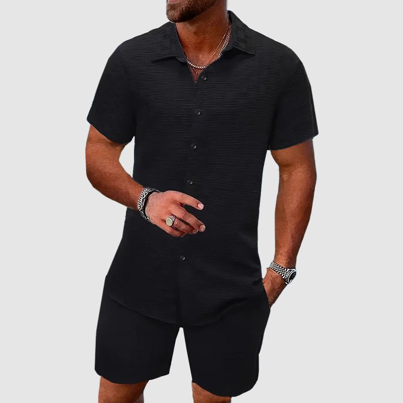 Men's Textured Oceanway Duo Set | Lightweight Side