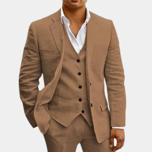 Men's Three-Piece Summer Suit | Formal Front