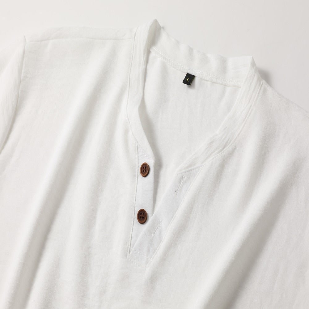 Men's V-Neck Short Sleeve Tee | Relaxed Summer Fit Lifestyle