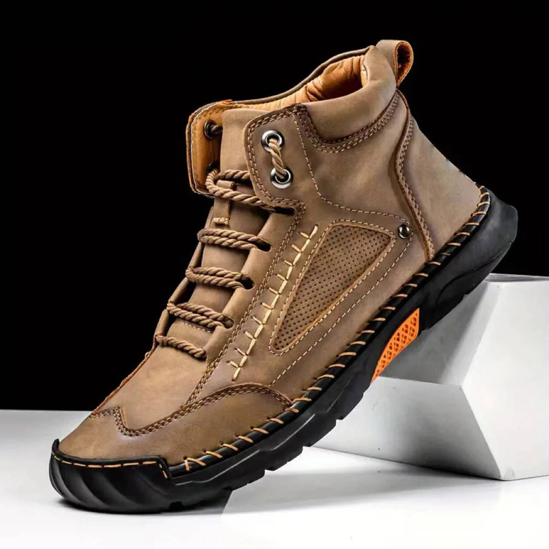 Men's Waterproof Leather Hiking Boots | Arch Support View 14