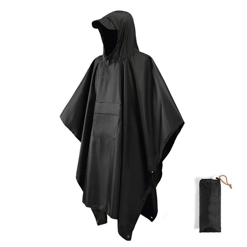 Men's Waterproof Poncho Jacket | Visor Hood Hero