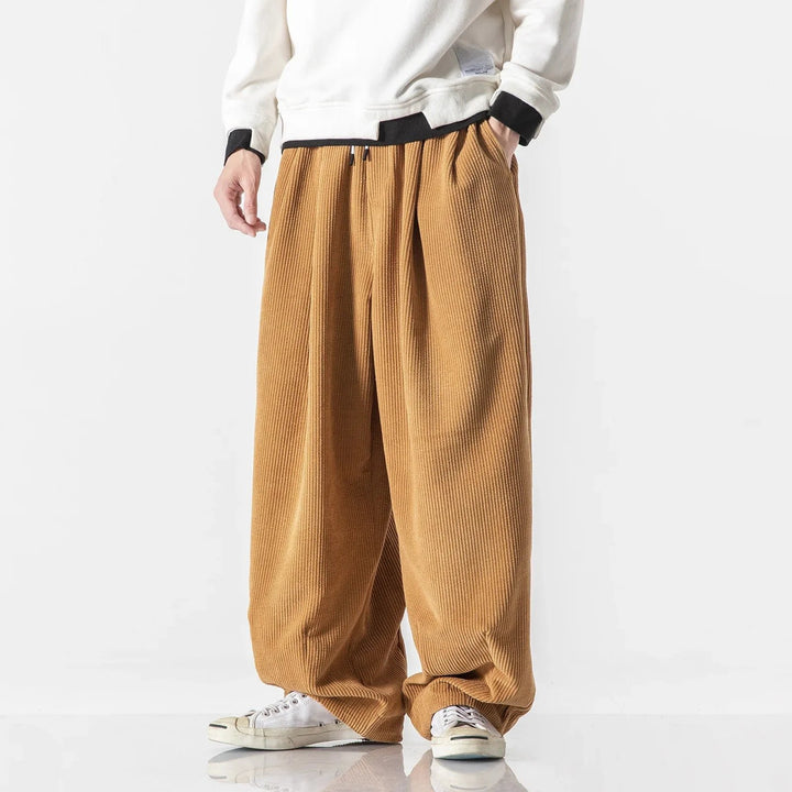 Men's Wide Leg Corduroy Sweatpants | Relaxed Fit Hero