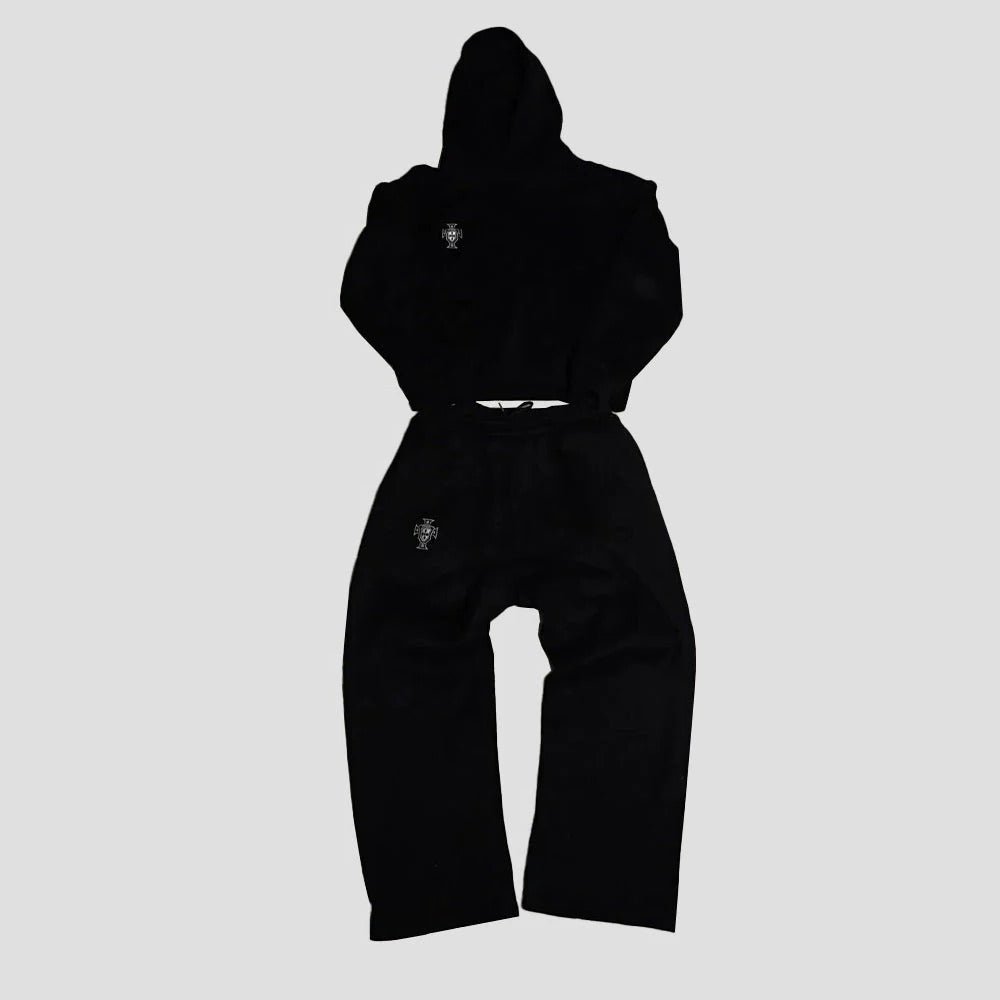 Men's Wide Leg Tracksuit | Relaxed Casual Fit Front