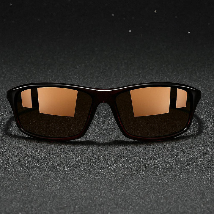 Men's Wraparound Sport Shades | Polarized Mirror Front