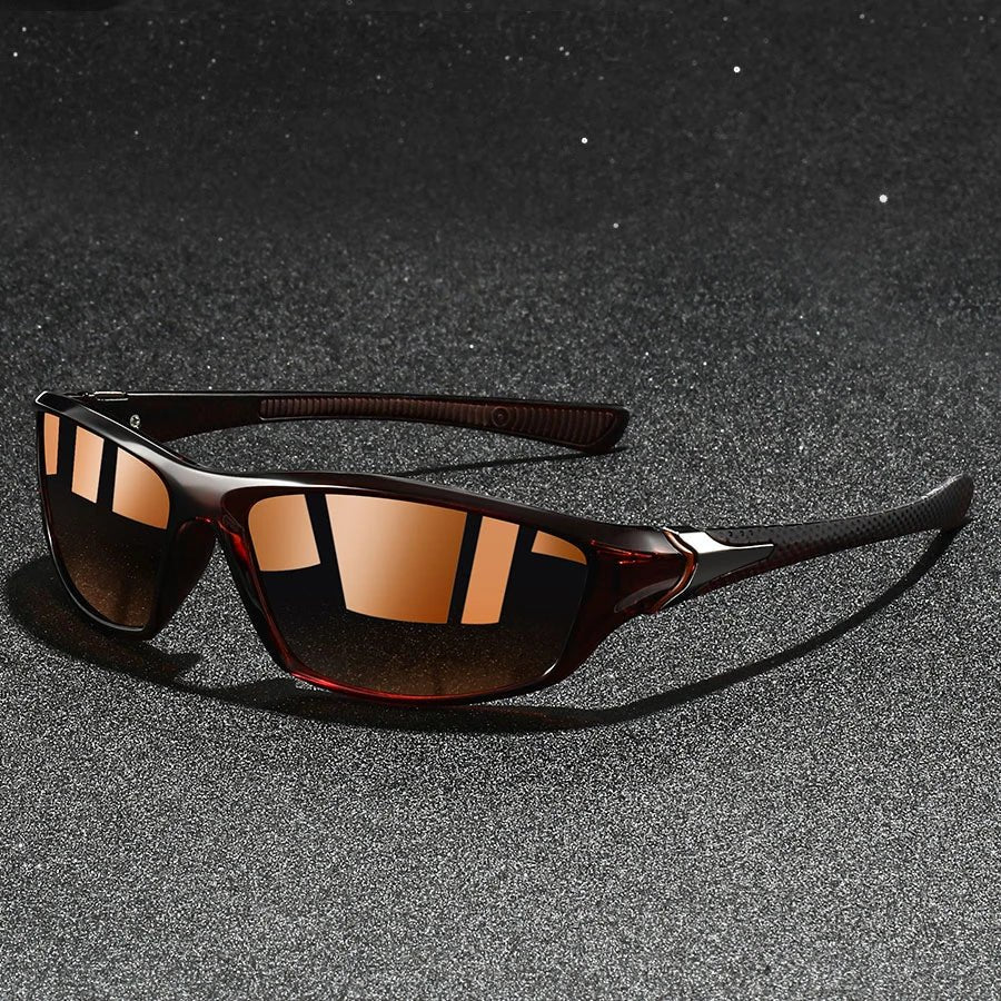 Men's Wraparound Sport Shades | Polarized Mirror Hero