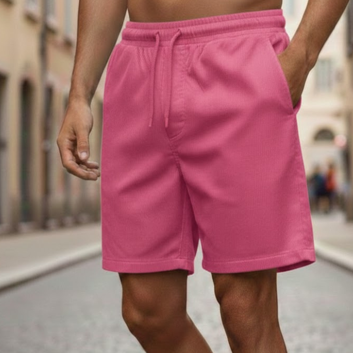 Mens Polyester Casual Shorts Bali Style Lightweight Summer Wear